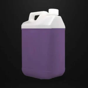 Purple liquid cleaning solution in white plastic container with handle, sabah detergent 10L toilet bowl cleaner product